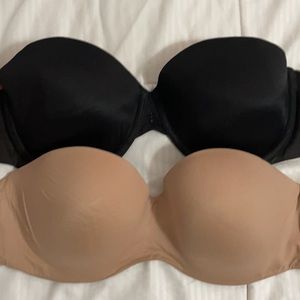 Victoria Secret strapless bras